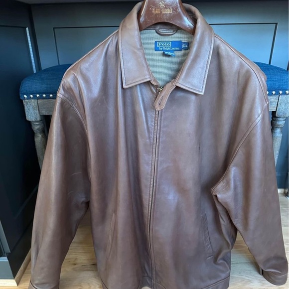 Ralph Lauren Polo Lambskin Leather Jacket